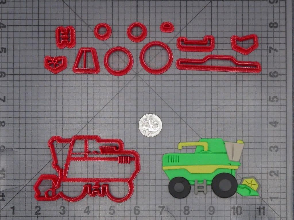 Harvester Truck 266-K156 Cookie Cutter Set