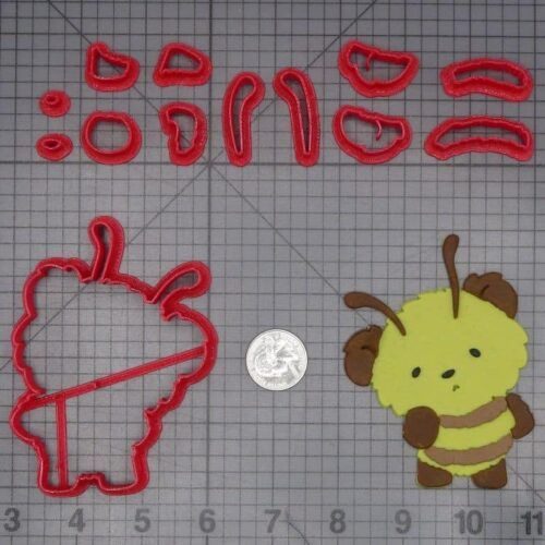 Honeybee Bear 266-K225 Cookie Cutter Set