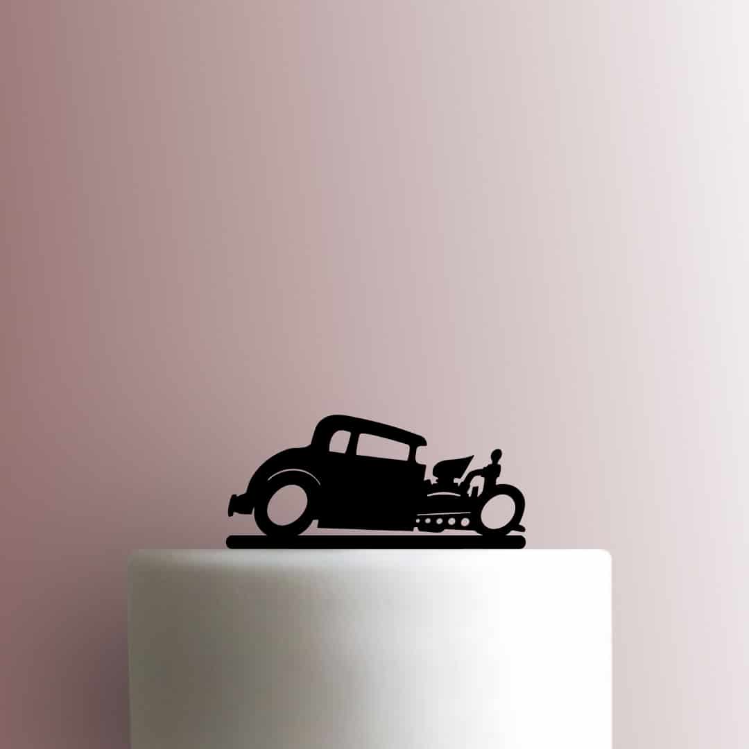 Hot Rod Car 225-B845 Cake Topper