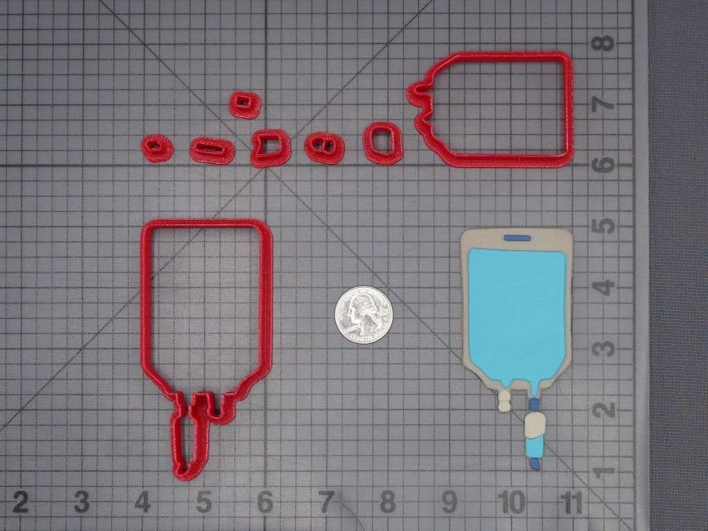 IV Fluid Bag 266-K189 Cookie Cutter Set