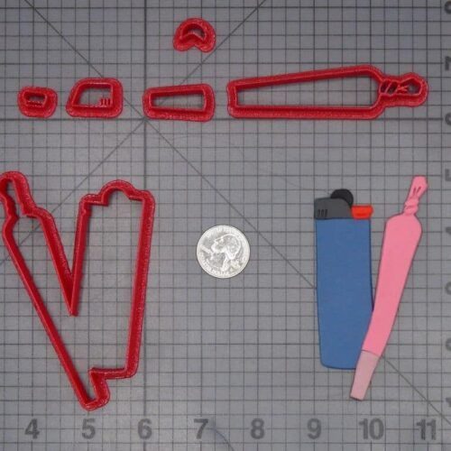 Lighter and Joint 266-J904 Cookie Cutter Set