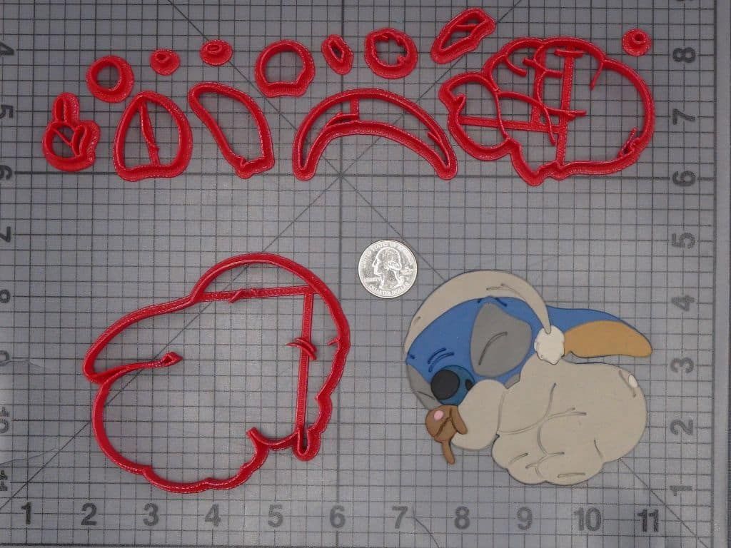 Lilo and Stitch - Stitch Sleeping 266-K278 Cookie Cutter Set