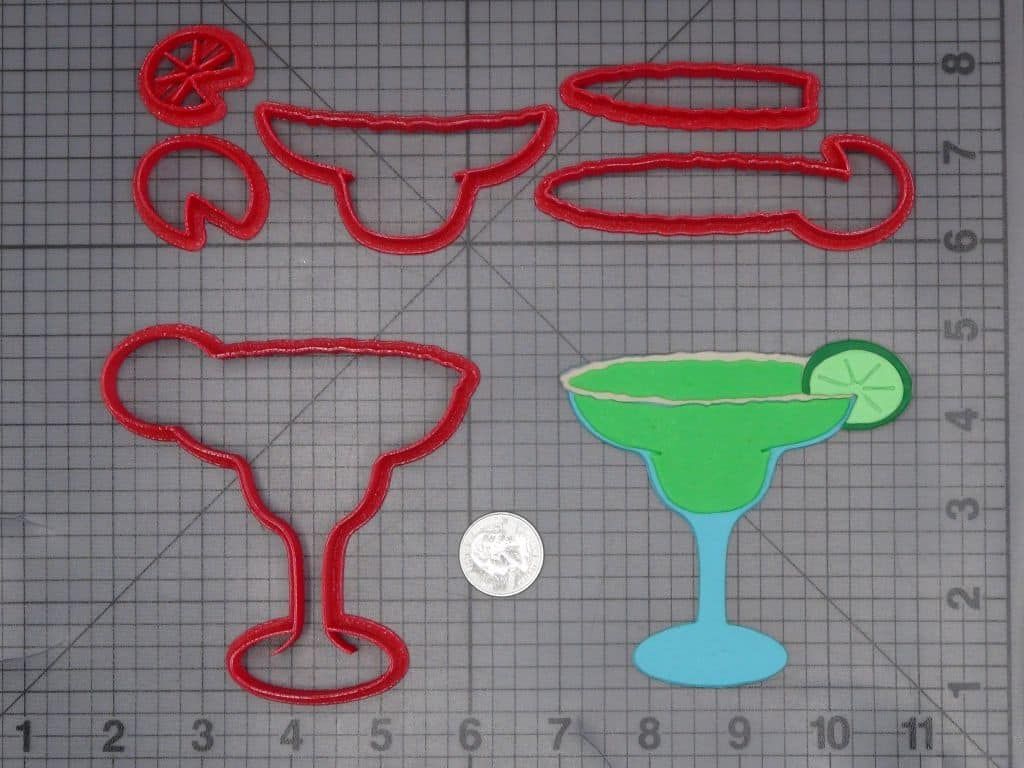 Margarita Drink 266-K190 Cookie Cutter Set
