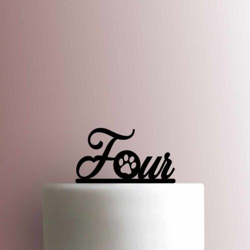 Paw Four 225-B837 Cake Topper