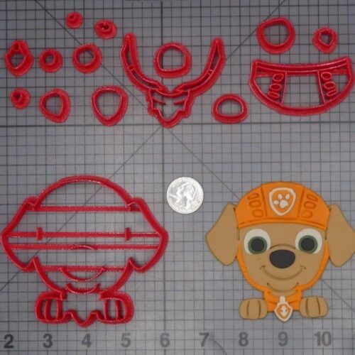 Paw Patrol - Zuma Head 266-K038 Cookie Cutter Set