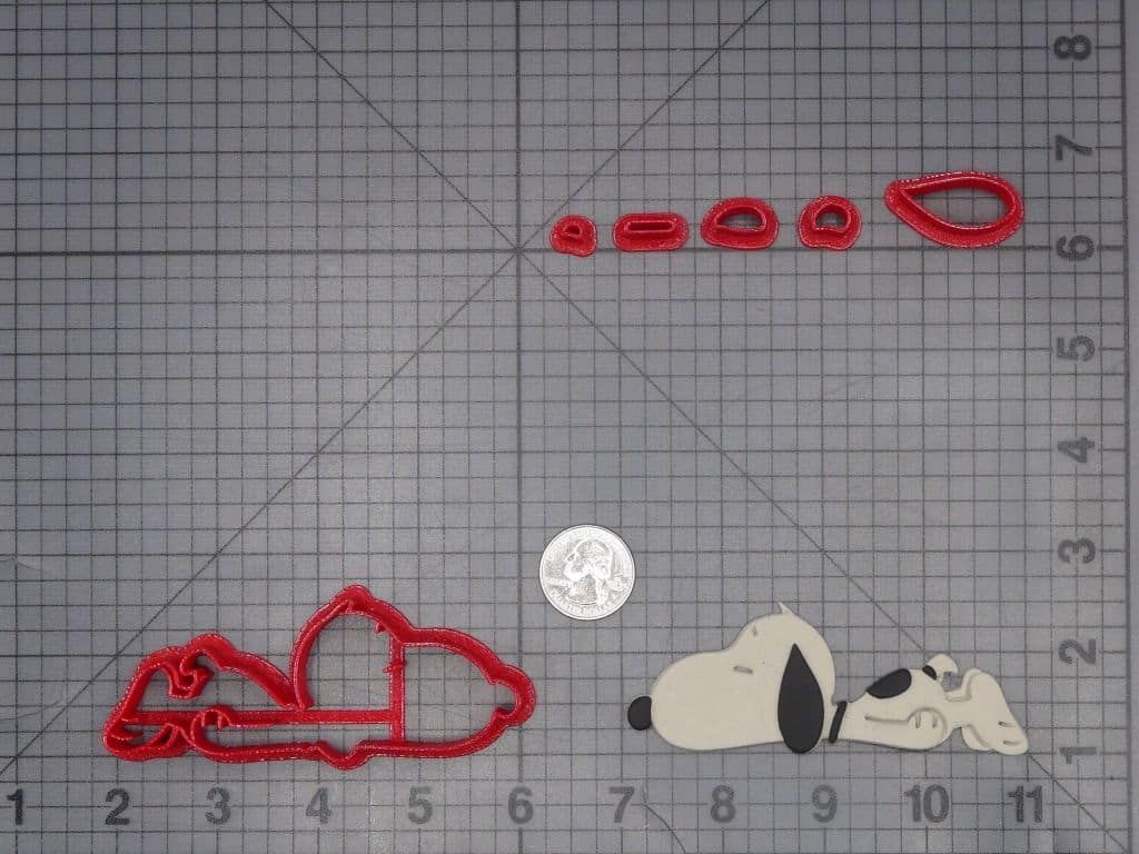 Peanuts - Snoopy Laying Down 266-K246 Cookie Cutter Set