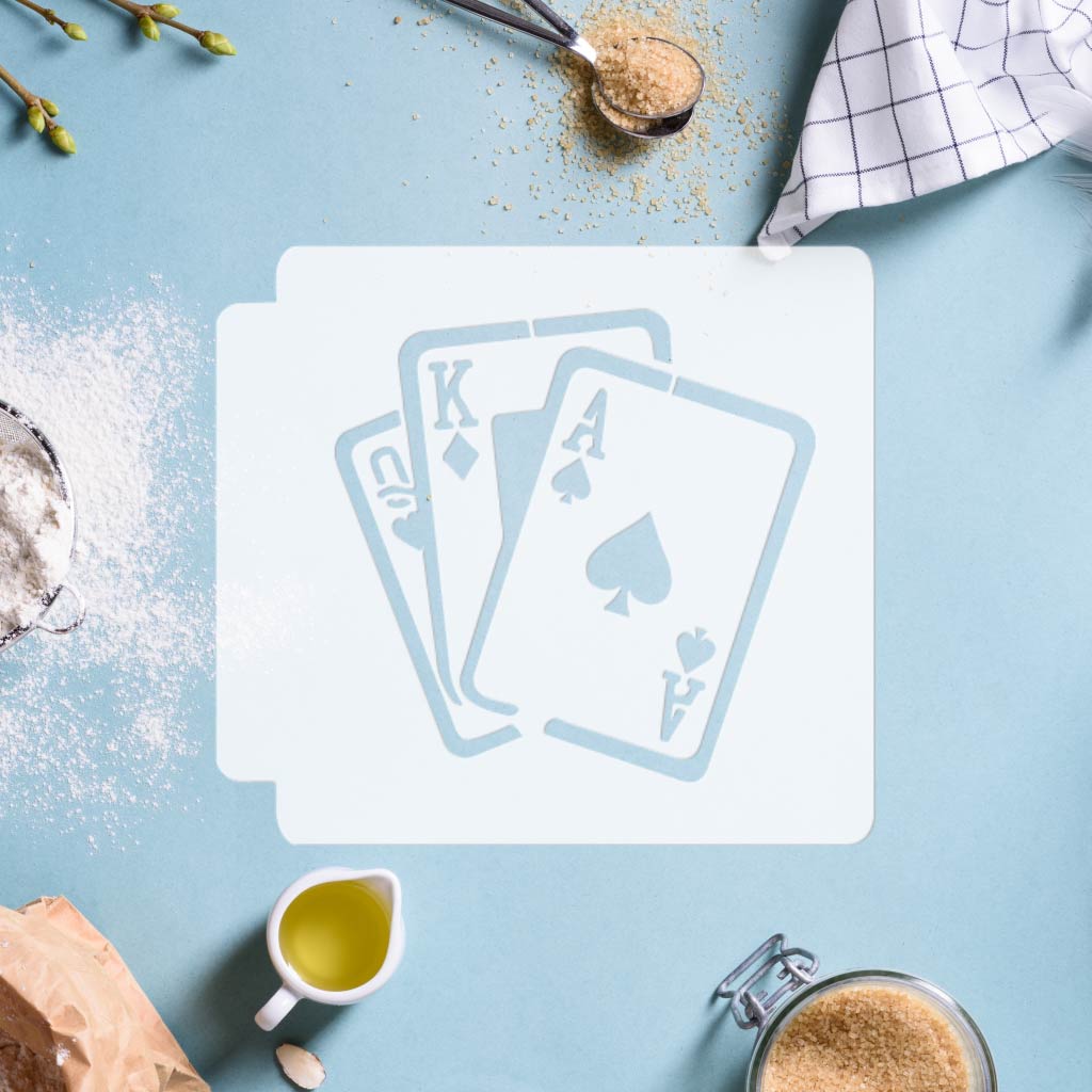 Playing Cards 783-I425 Stencil