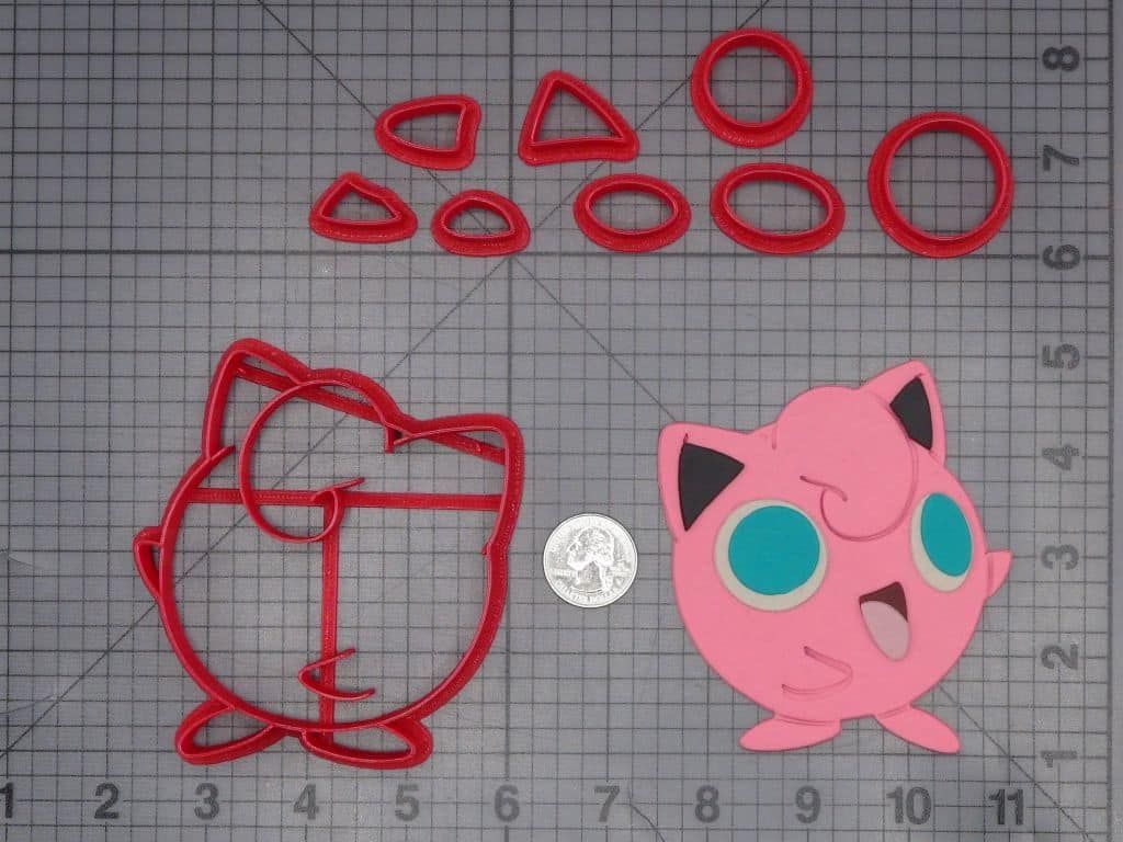 Pokemon - Jiggly Puff Body 266-K390 Cookie Cutter Set