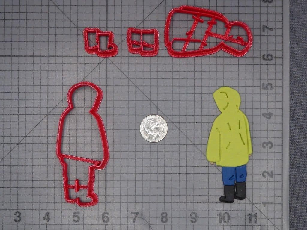 Raincoat Outfit 266-K289 Cookie Cutter Set