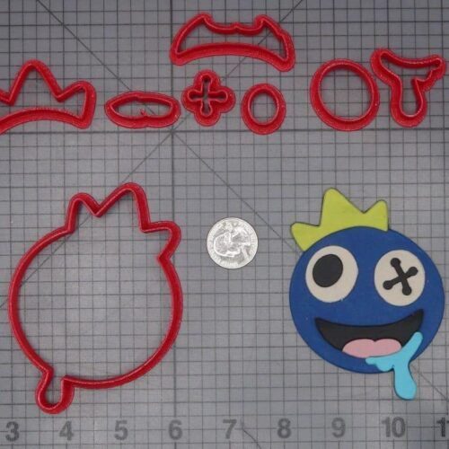 Rainbow Friends - Blue Head 266-K353 Cookie Cutter Set
