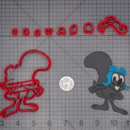Rocky and Bullwinkle - Rocky Body 266-K285 Cookie Cutter Set