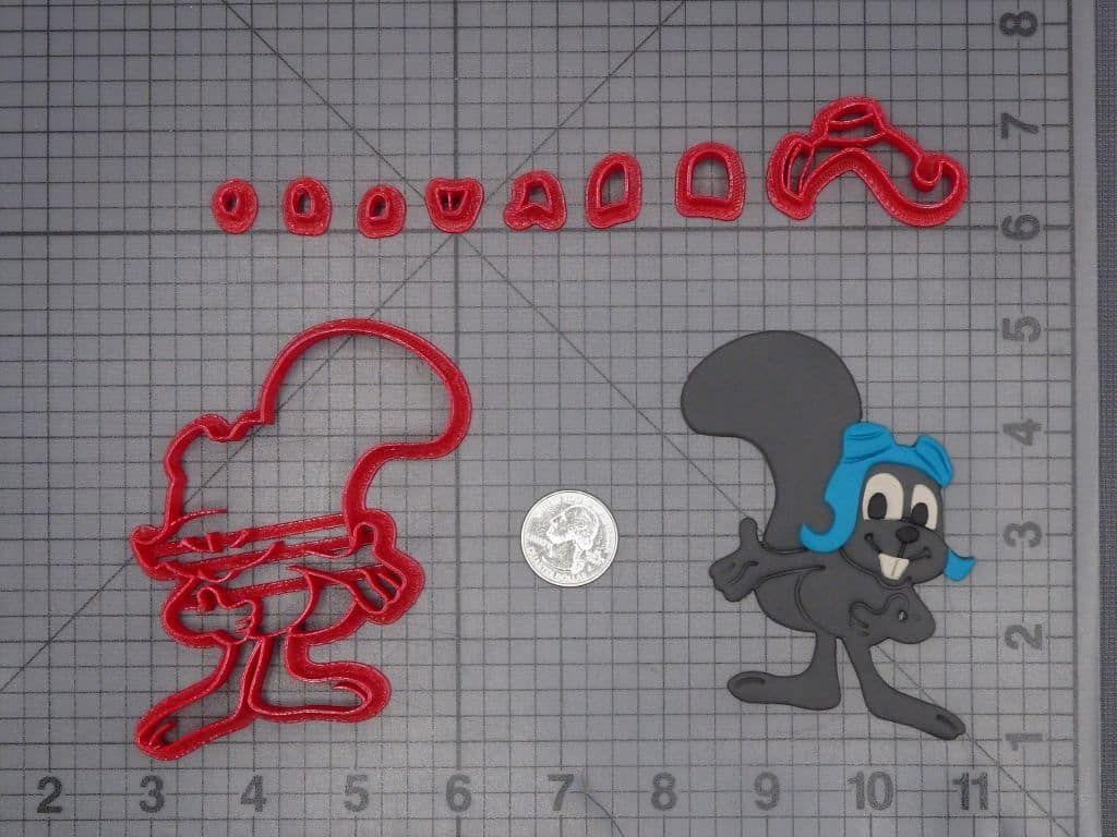 Rocky and Bullwinkle - Rocky Body 266-K285 Cookie Cutter Set
