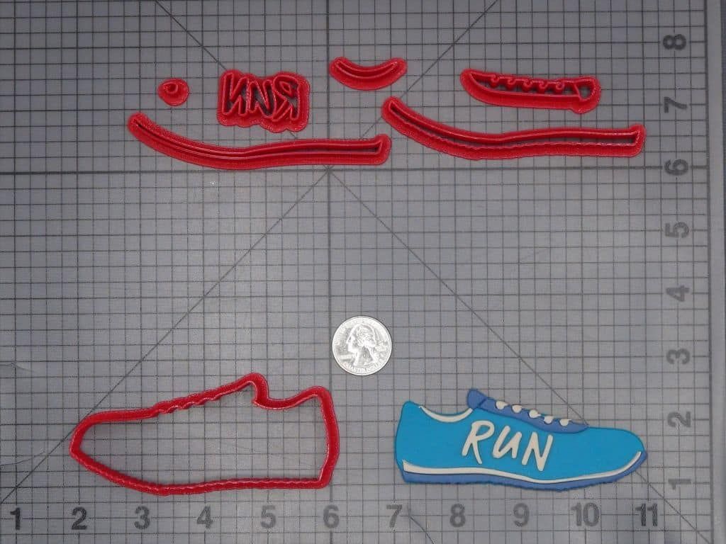 Run Shoe 266-K119 Cookie Cutter Set