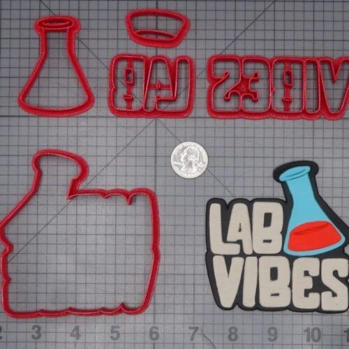 Science Lab Vibes Beaker 266-K226 Cookie Cutter Set