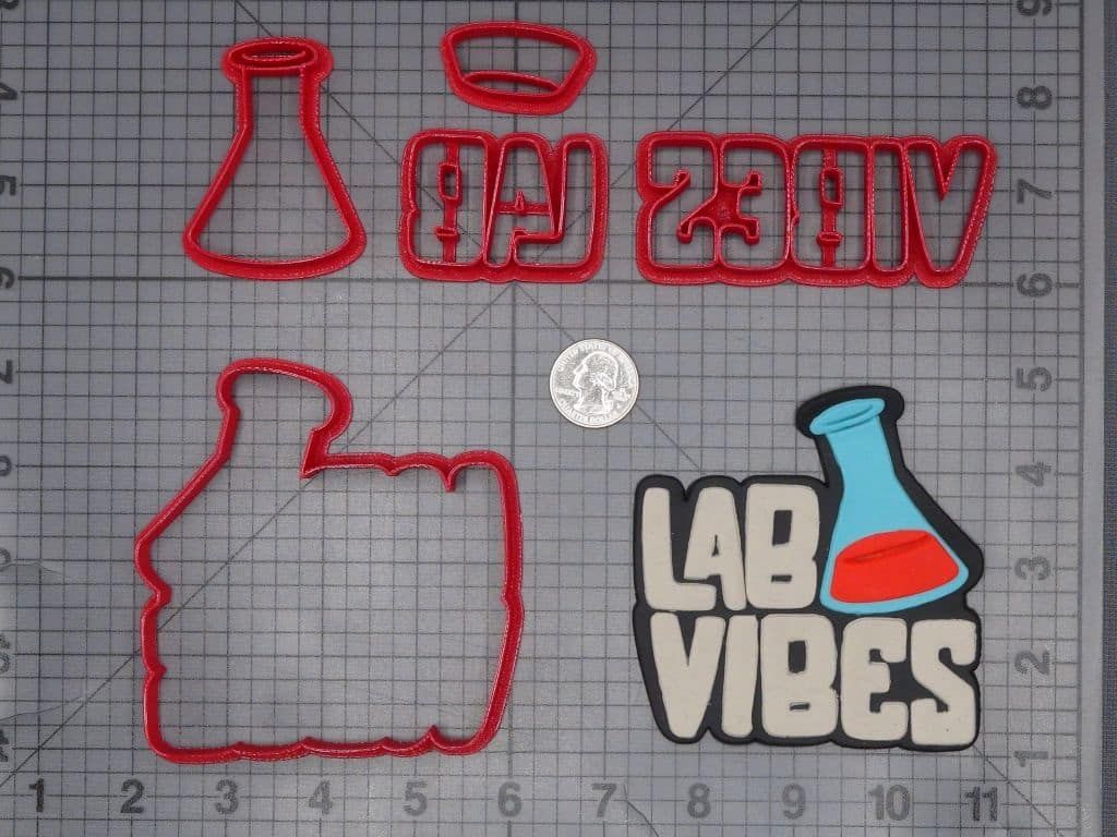 Science Lab Vibes Beaker 266-K226 Cookie Cutter Set