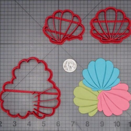 Seashells 266-K122 Cookie Cutter Set