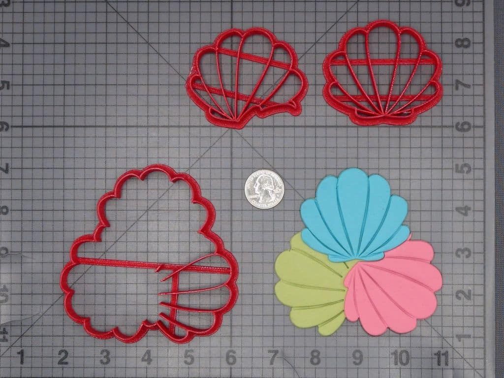 Seashells 266-K122 Cookie Cutter Set
