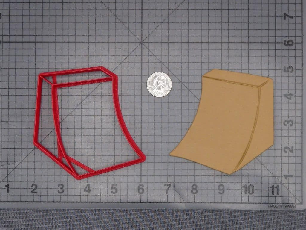 Skateboard Ramp 266-K095 Cookie Cutter