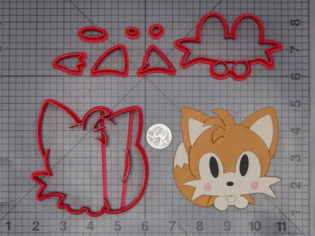 Sonic the Hedgehog - Tails 266-K315 Cookie Cutter Set