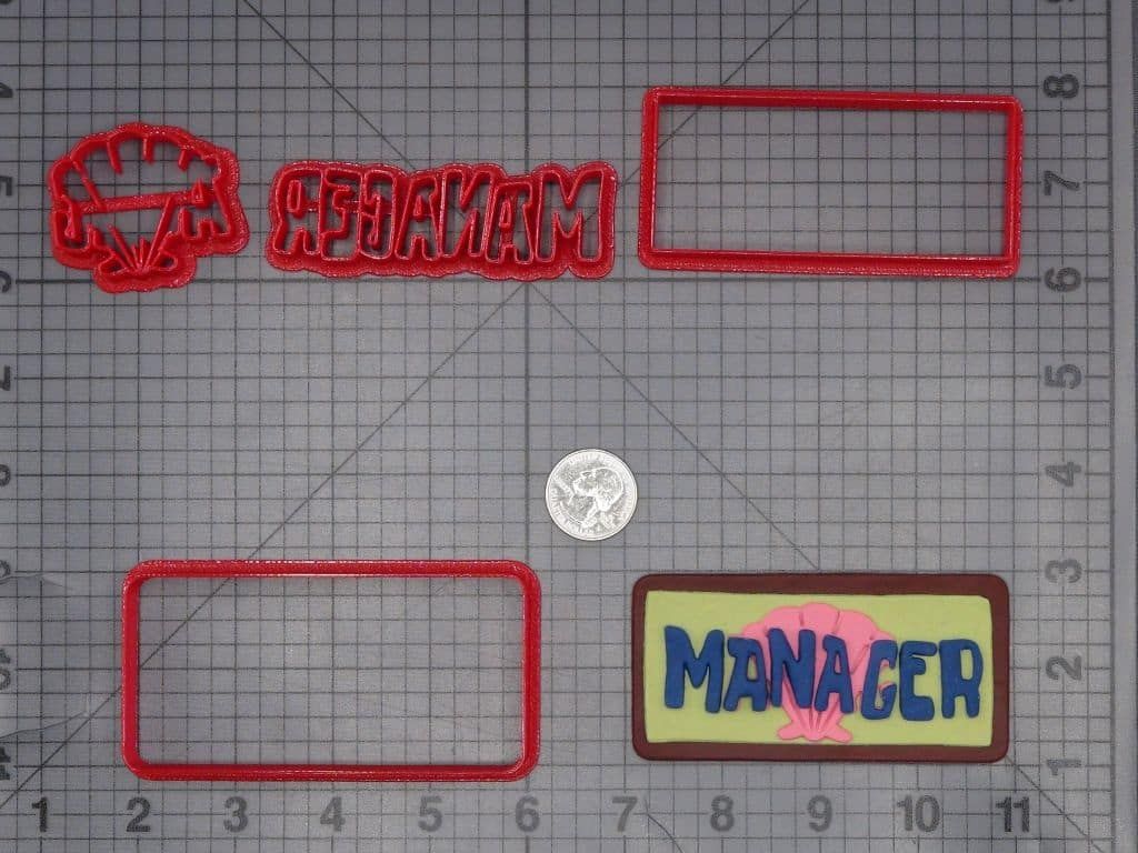 Spongebob Squarepants - Manager 266-K392 Cookie Cutter Set