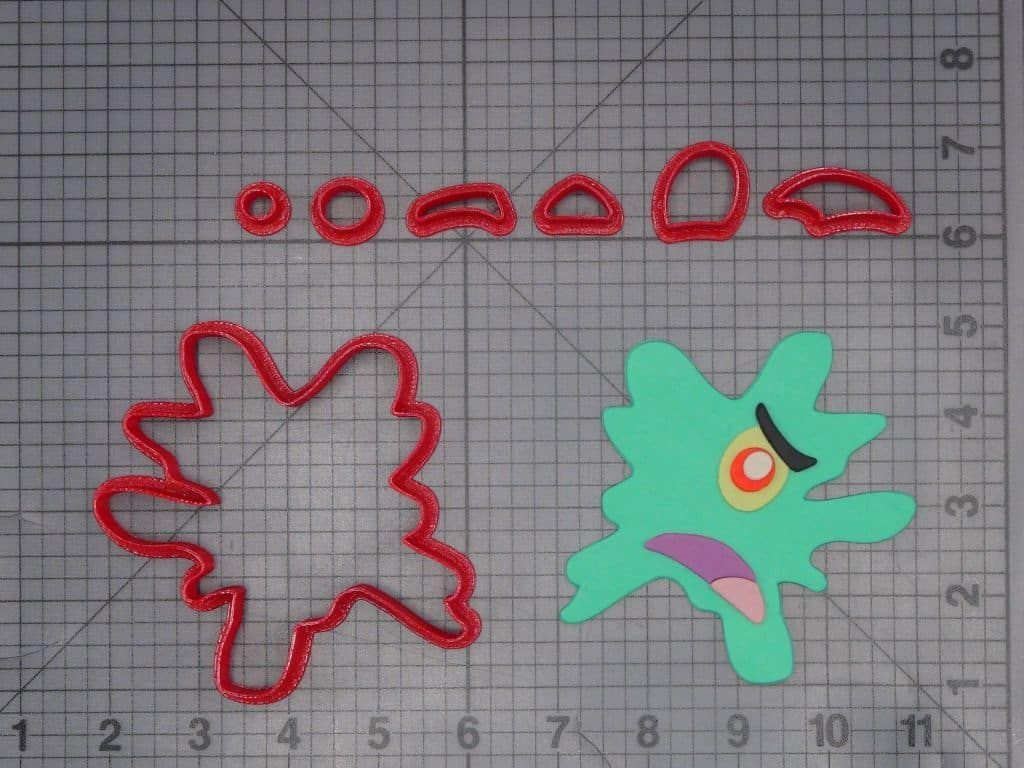 Spongebob Squarepants - Plankton 266-K280 Cookie Cutter Set