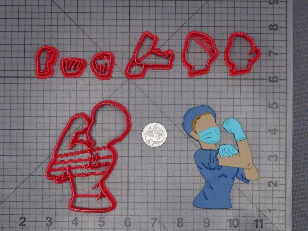 Strong Nurse 266-K191 Cookie Cutter Set