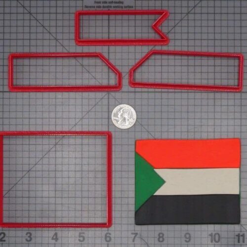 Sudan Flag 266-K065 Cookie Cutter Set