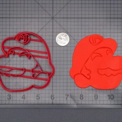 Super Mario - Mario Head 266-K341 Cookie Cutter