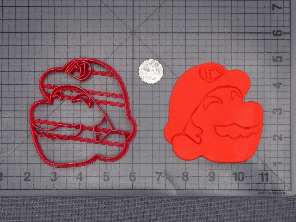 Super Mario - Mario Head 266-K341 Cookie Cutter