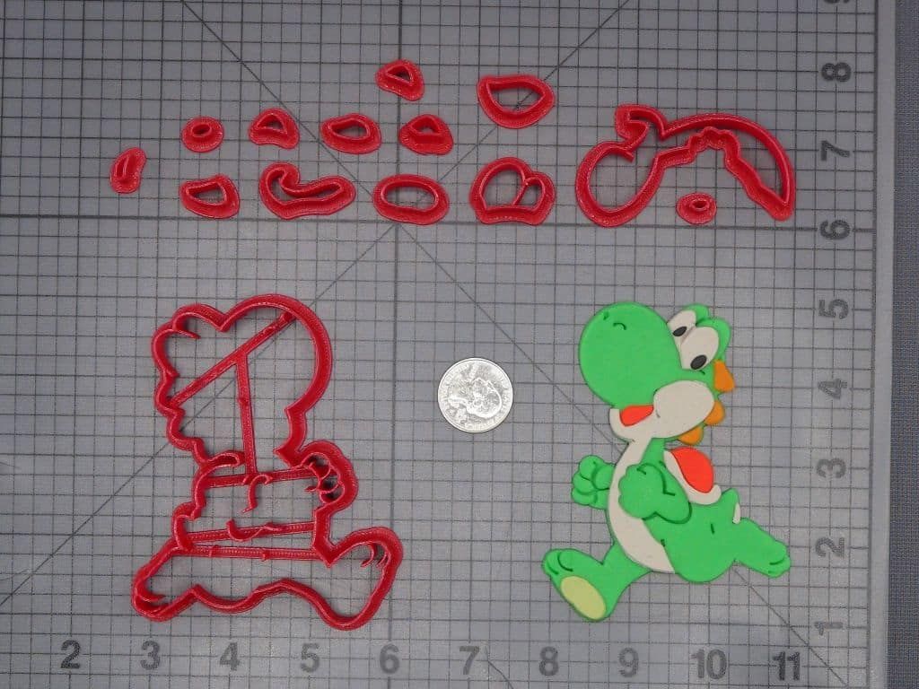 Super Mario - Yoshi Body 266-K277 Cookie Cutter Set