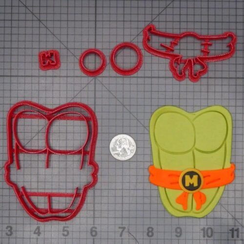 Teenage Mutant Ninja Turtle - TMNT - Shell 266-K276 Cookie Cutter Set