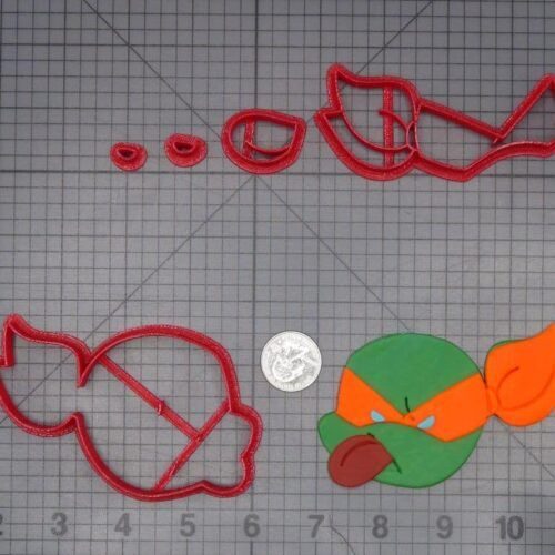 Teenage Mutant Ninja Turtles - TMNT - Turtle Head 266-K312 Cookie Cutter Set