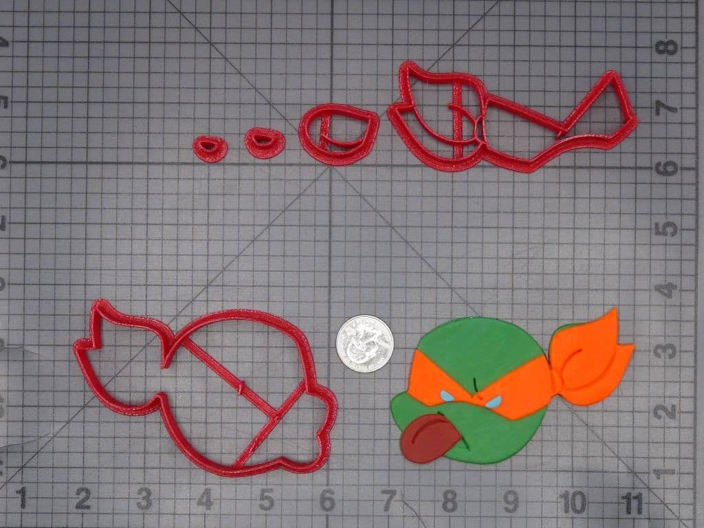 Teenage Mutant Ninja Turtles - TMNT - Turtle Head 266-K312 Cookie Cutter Set