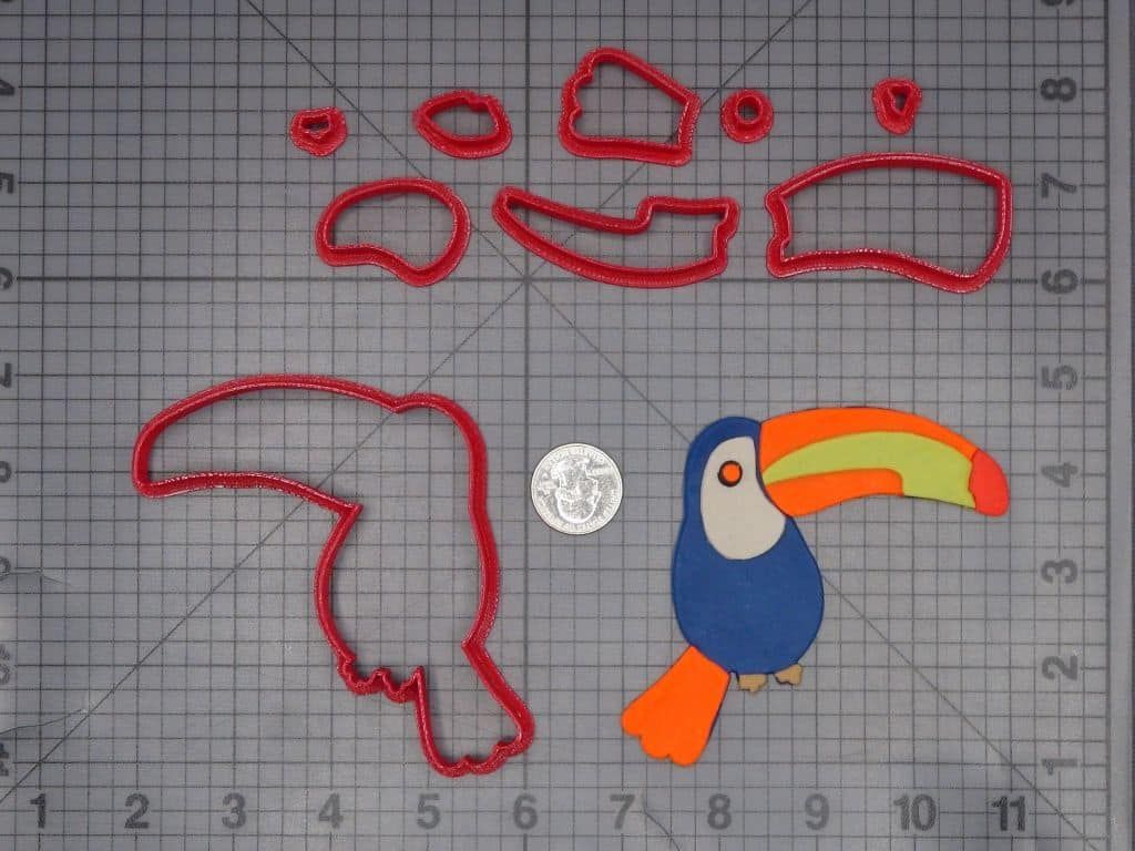 Toucan Bird 266-K192 Cookie Cutter Set