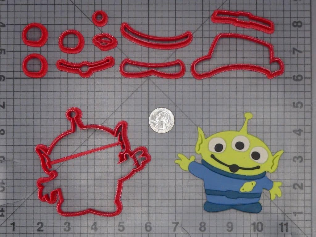 Toy Story - Alien Body 266-K147 Cookie Cutter Set