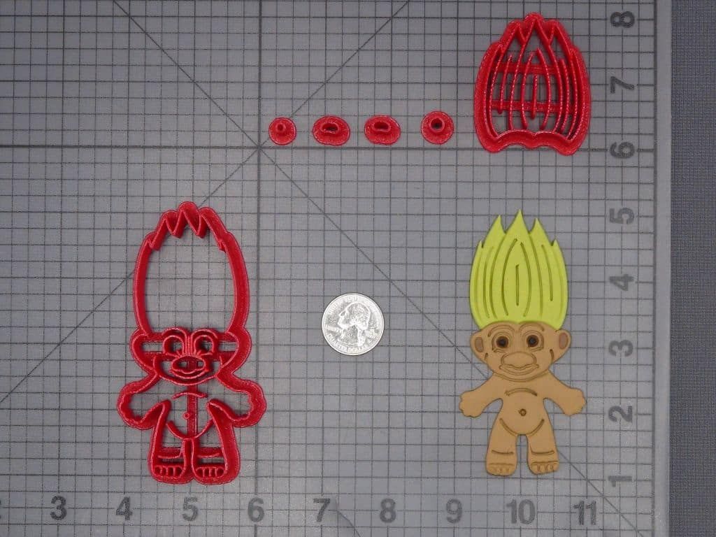 Trolls Body 266-K145 Cookie Cutter Set