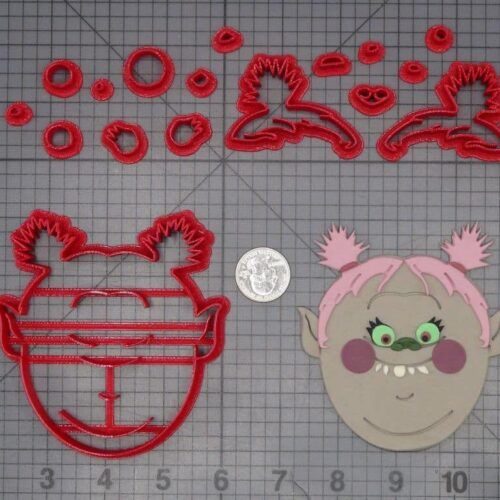 Trolls - Bridget Head 266-K178 Cookie Cutter Set