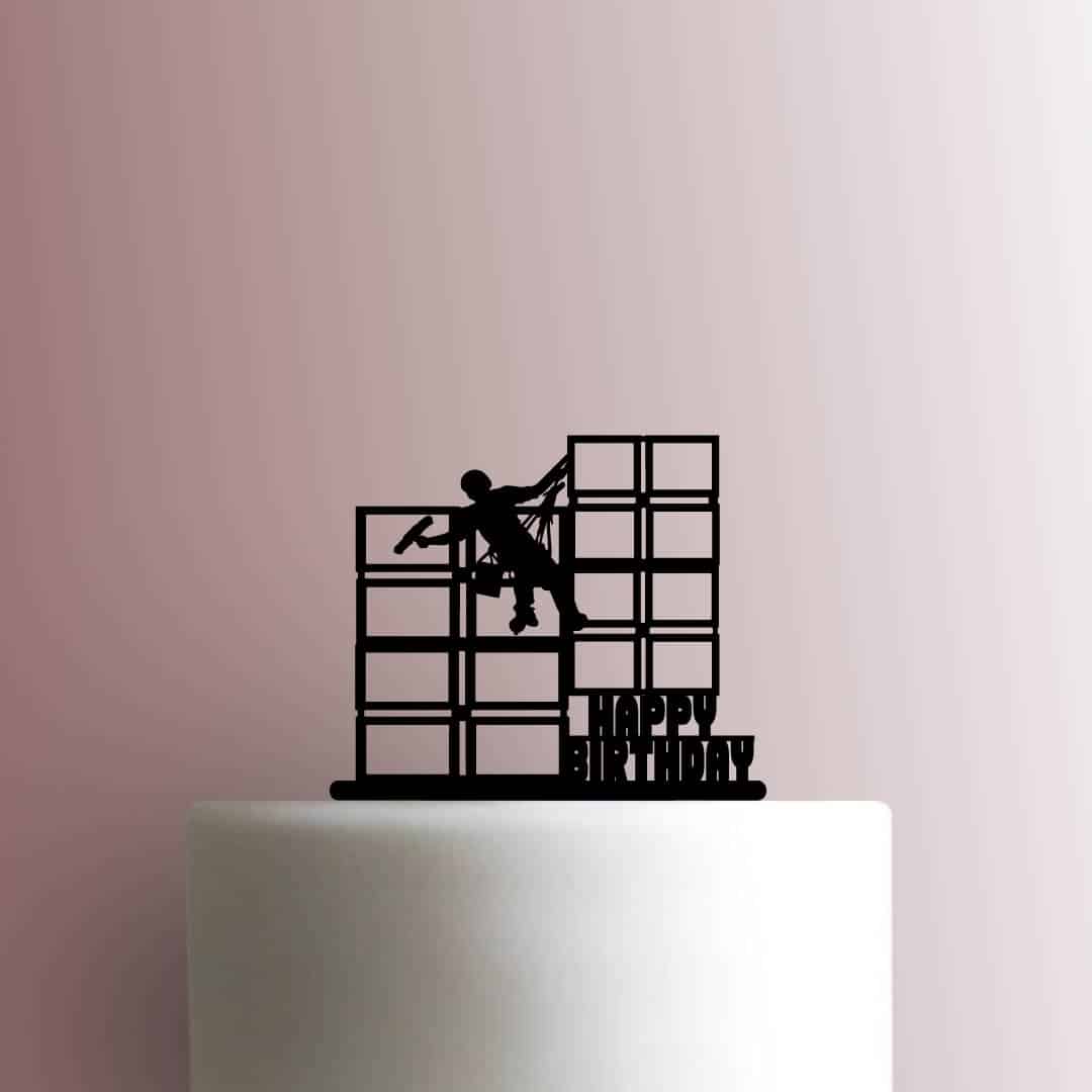 Window Cleaner Happy Birthday 225-B742 Cake Topper