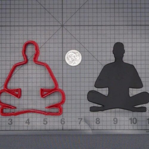 Yoga Pose 266-K266 Cookie Cutter Silhouette
