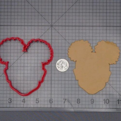 Afro Girl Head 266-K440 Cookie Cutter Silhouette