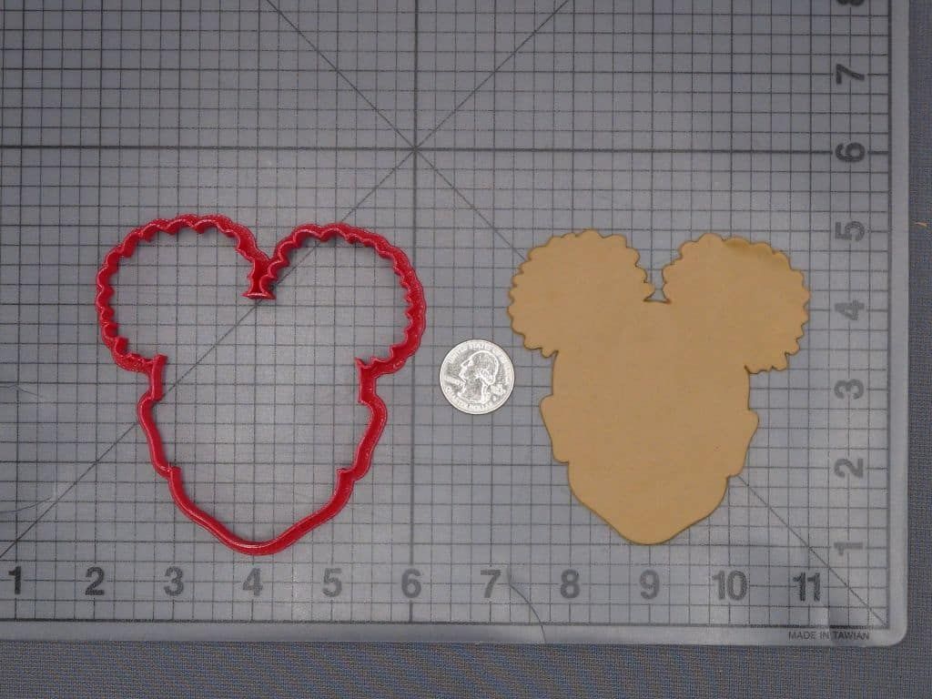 Afro Girl Head 266-K440 Cookie Cutter Silhouette