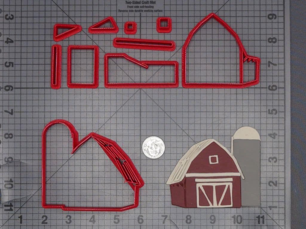 Barn 266-K357 Cookie Cutter Set