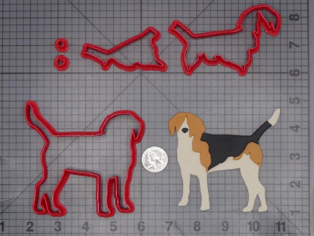 Beagle Dog 266-K428 Cookie Cutter Set