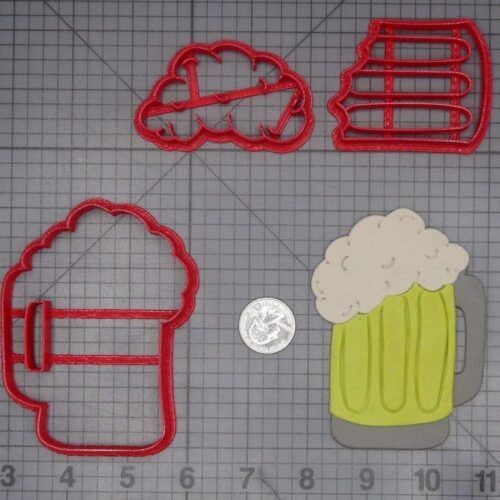 Beer 266-K332 Cookie Cutter Set