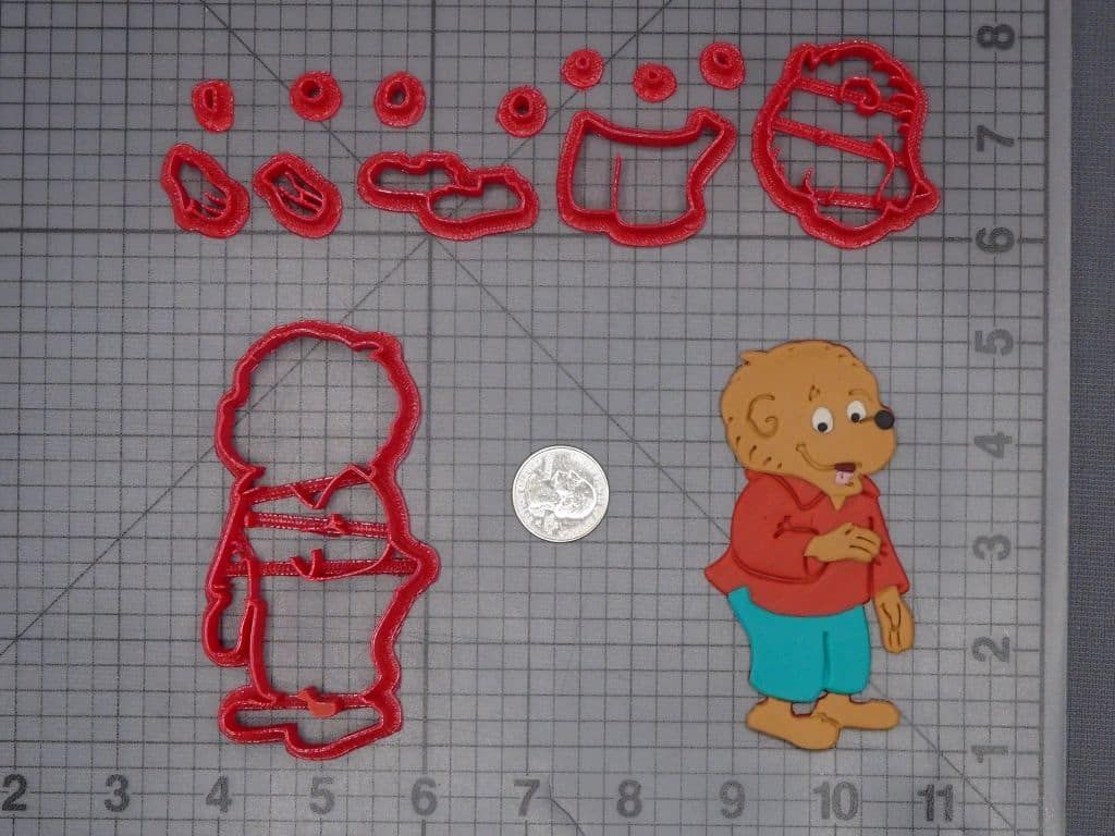 Berenstain Bear - Brother Body 266-K417 Cookie Cutter Set