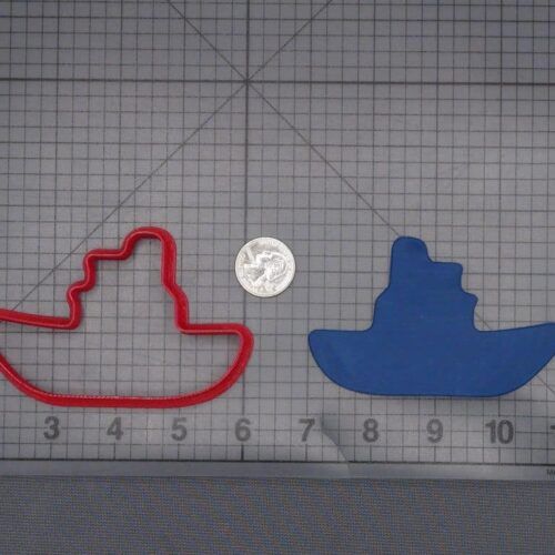 Boat 266-K370 Cookie Cutter Silhouette