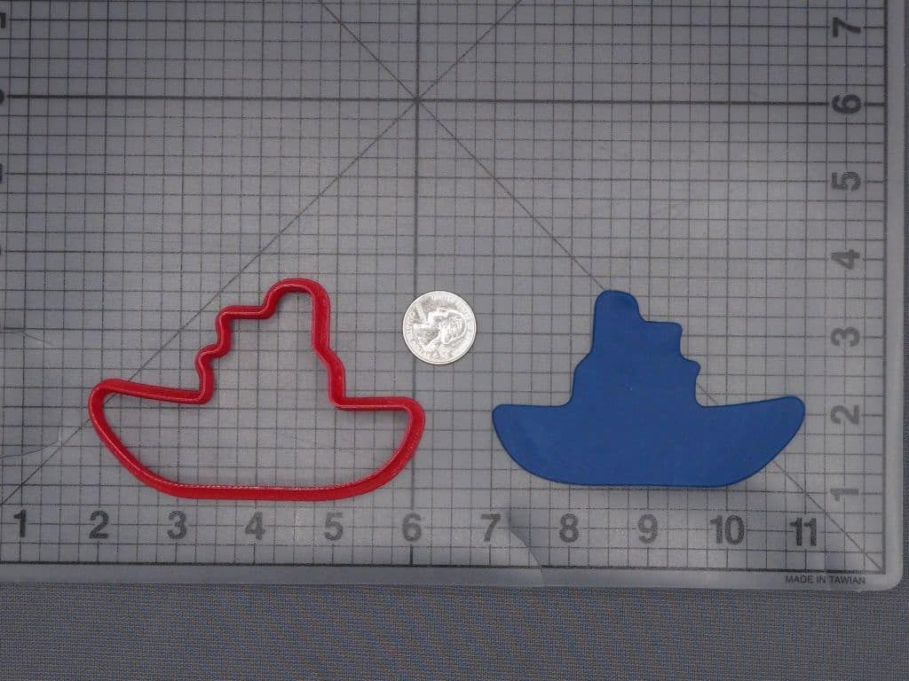 Boat 266-K370 Cookie Cutter Silhouette