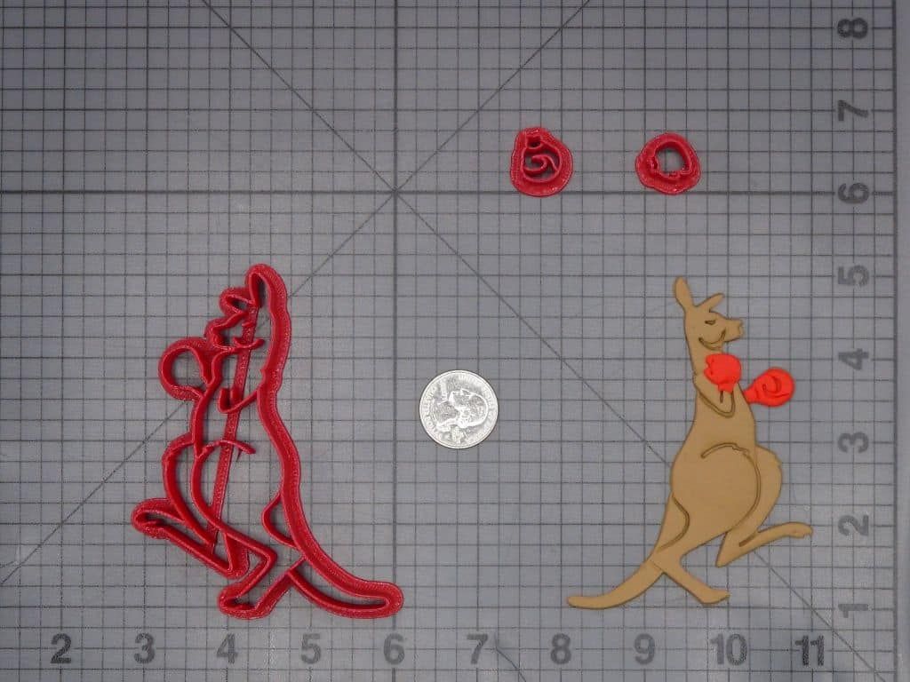 Boxing Kangaroo 266-K431 Cookie Cutter Set