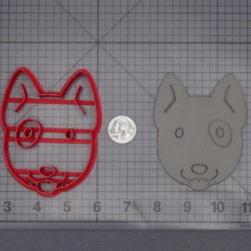 Bull Terrier Dog Head 266-K478 Cookie Cutter