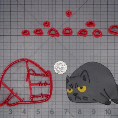Cat 266-K439 Cookie Cutter Set